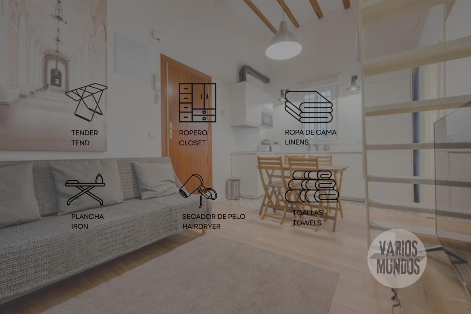 Ferienwohnung Cozy Loft En Chamberi Calle Ponzano Madrid Exterior foto